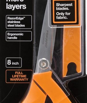 Fiskars Crafts 8180 RazorEdge Fabric Shears, 8-Inch