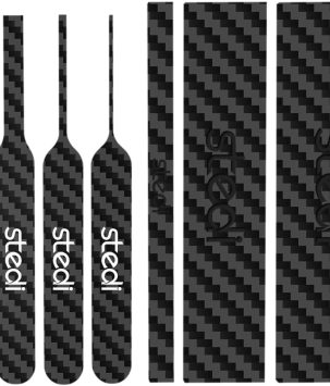 stedi Carbon Fiber Sanding Sticks, Hobby Model Tools, 7-Piece Set (3"×0.6",3"×0.4",3"×0.2" and 4 Detail Sanding Boards) Professional Sanding Sticks for Sticky Sandpaper